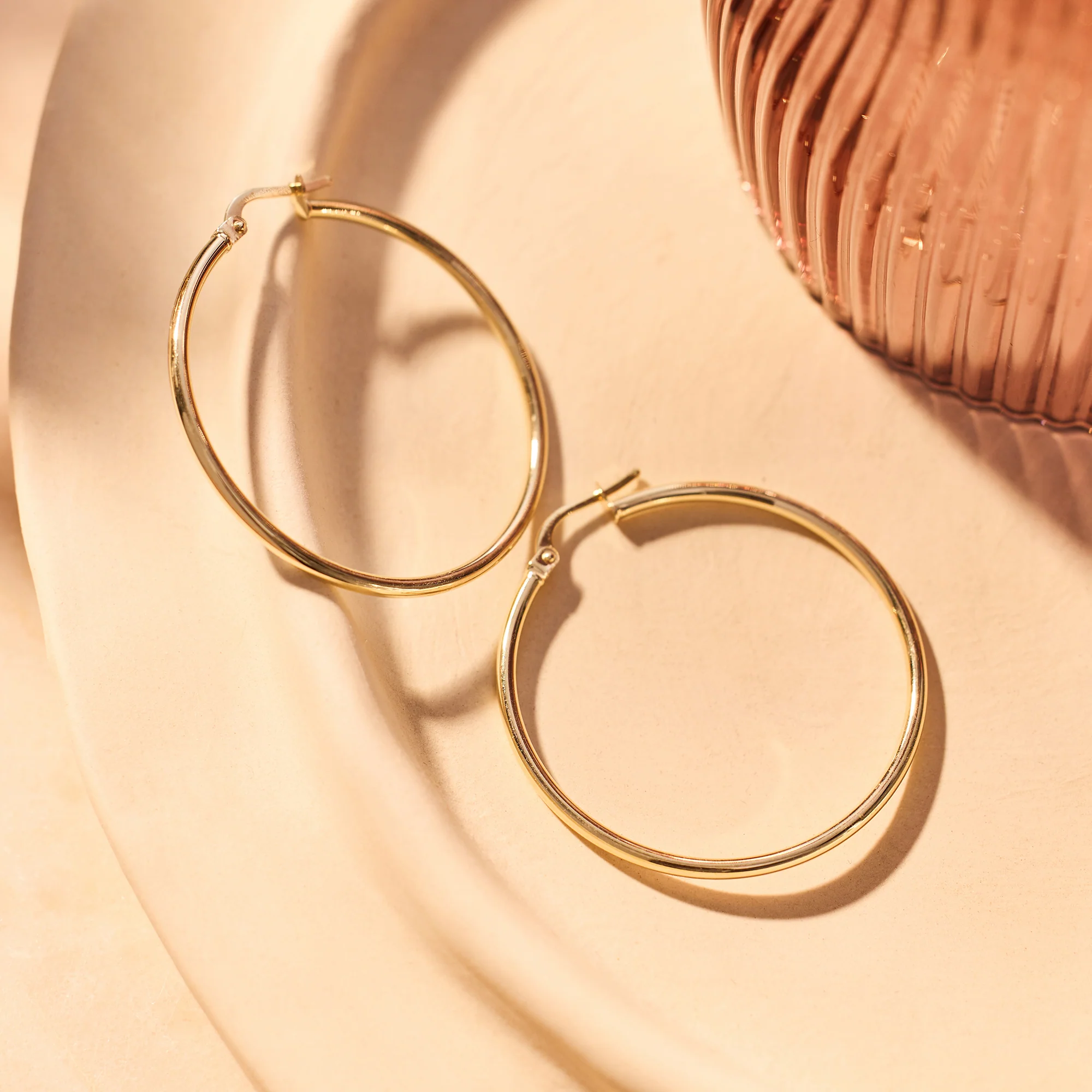 Tube Oversized Hoops (40mm) - Image 4