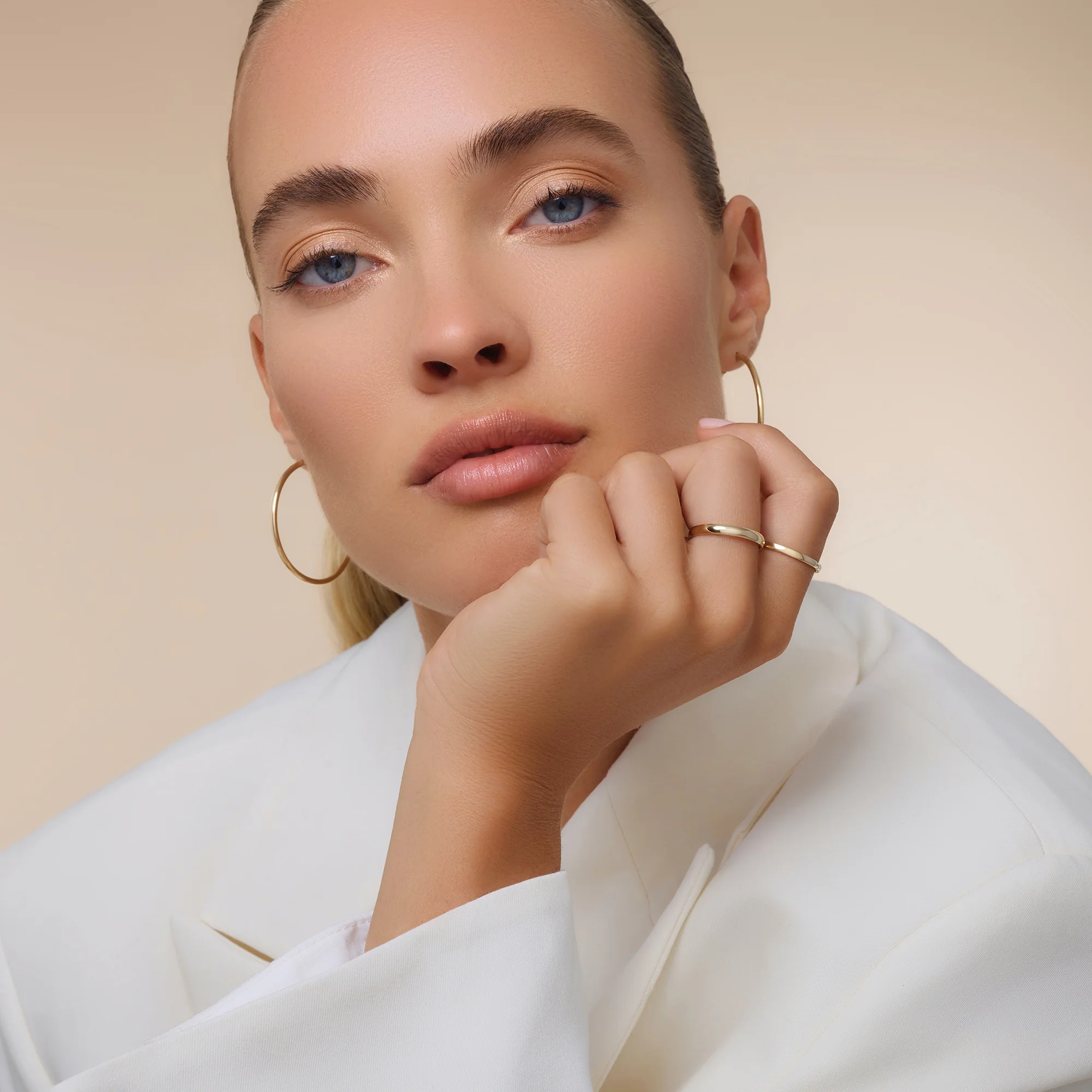 Tube Oversized Hoops (40mm) - Image 7