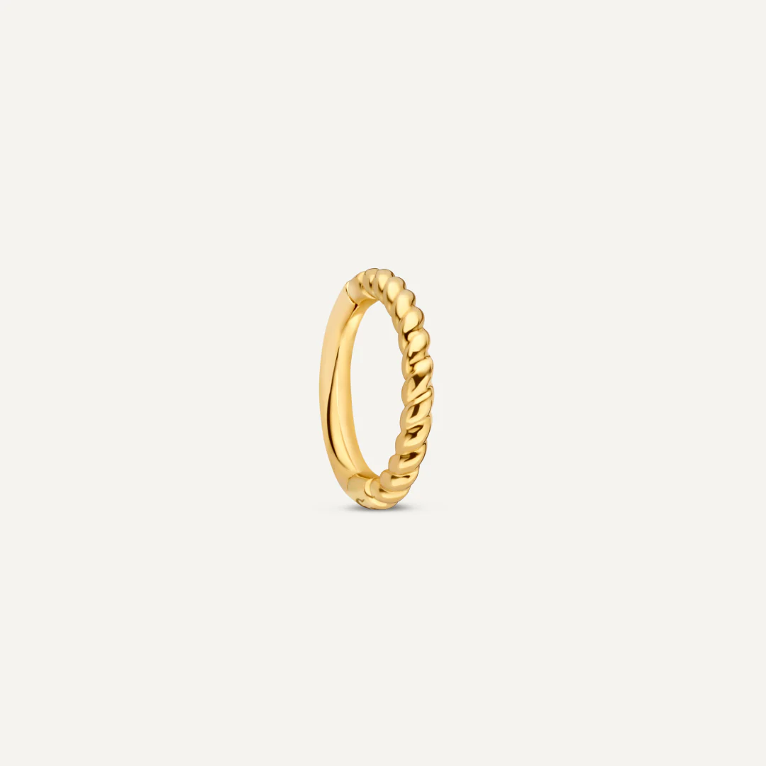Twisted Cartilage Hoop Piercing (9mm) - Image 5