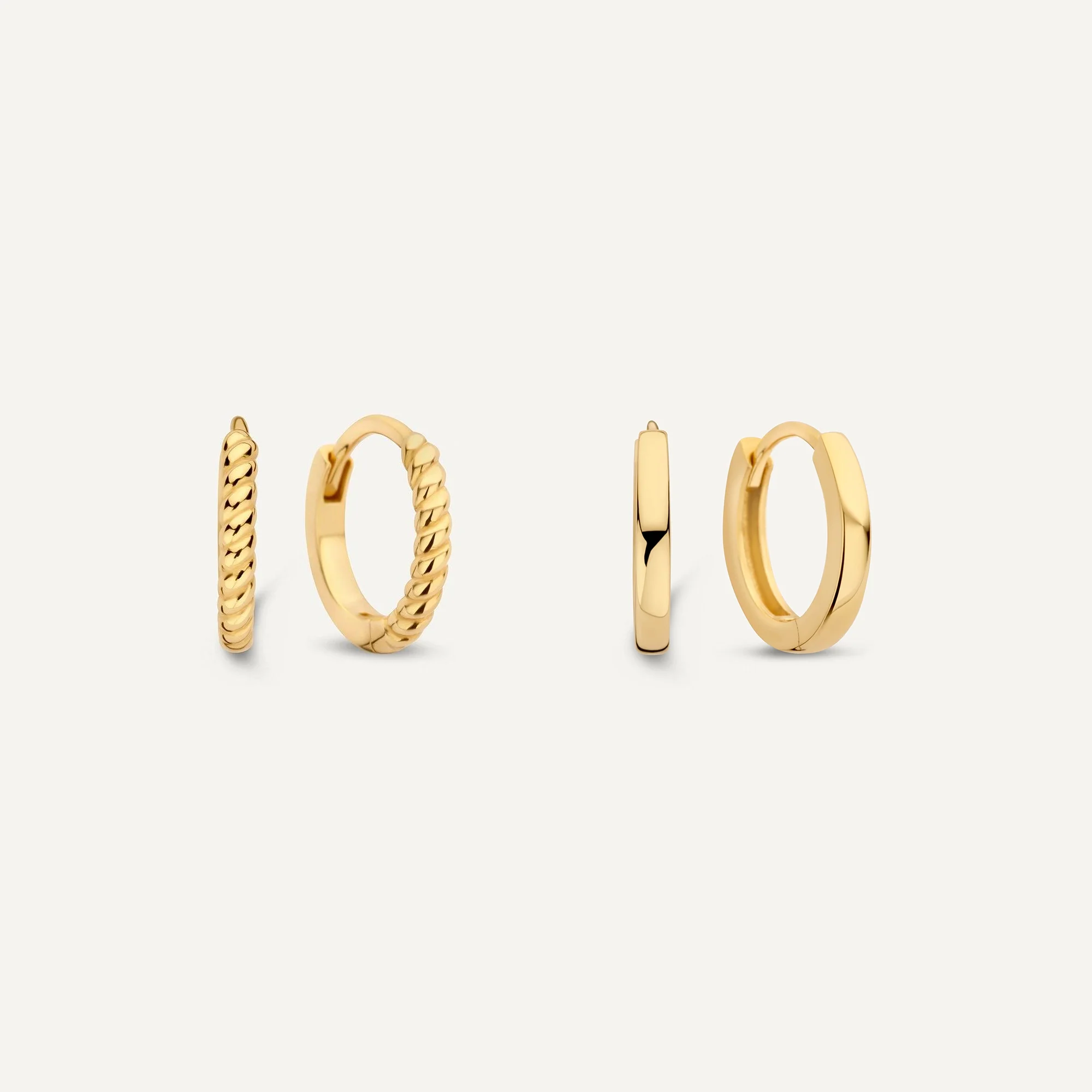Twisted Essentials Huggie Hoops Stacking Set