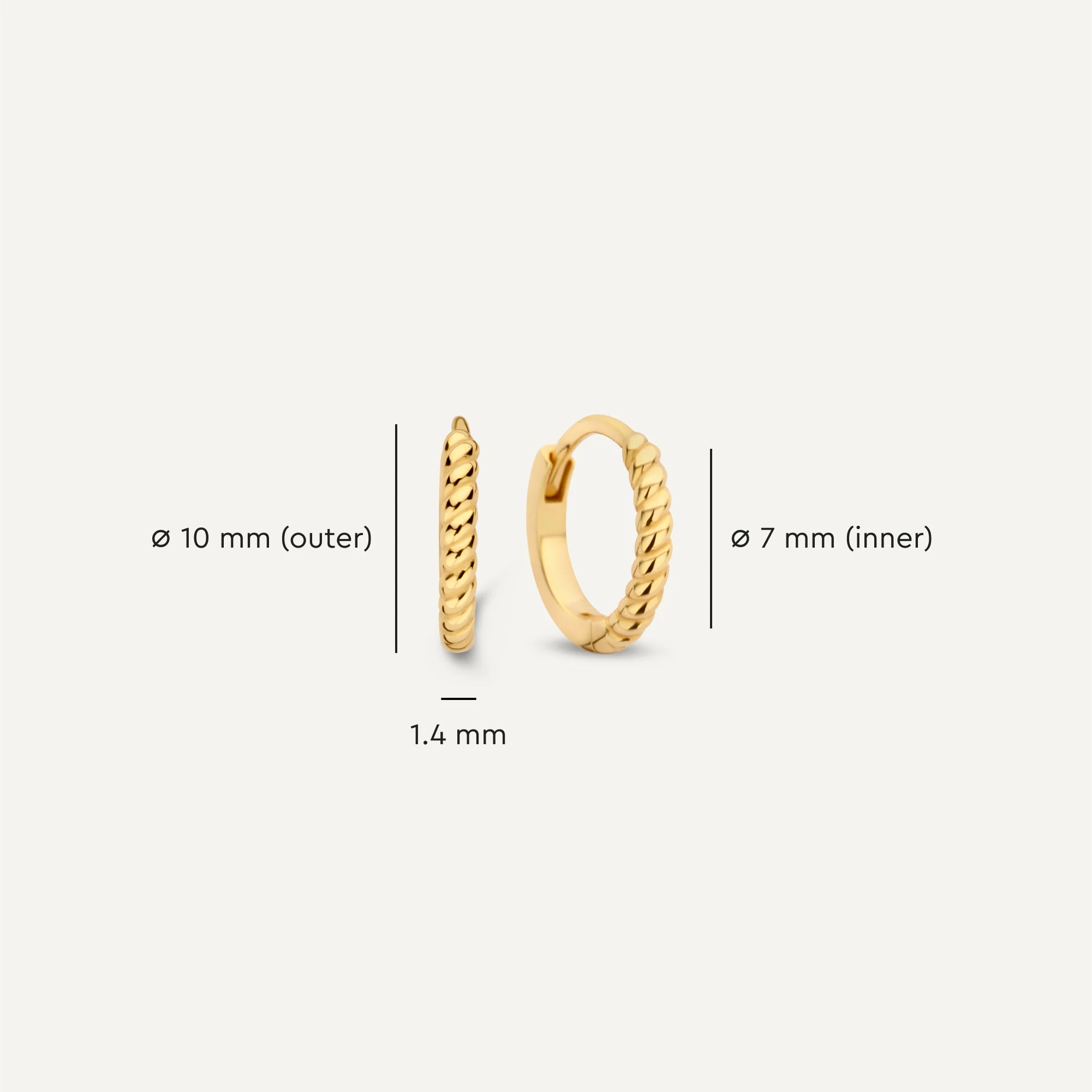 Twisted Essentials Huggie Hoops Stacking Set - Image 5