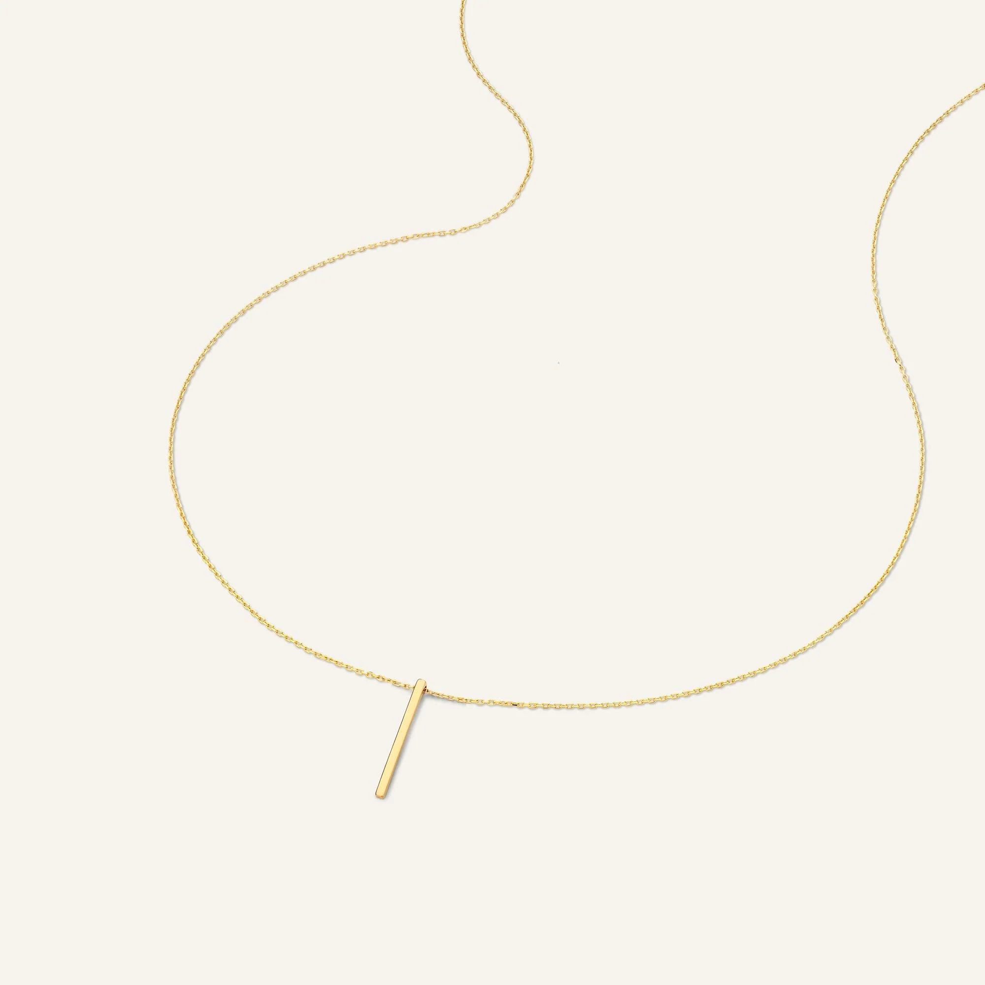 Vertical Bar Pendant Necklace - Image 5