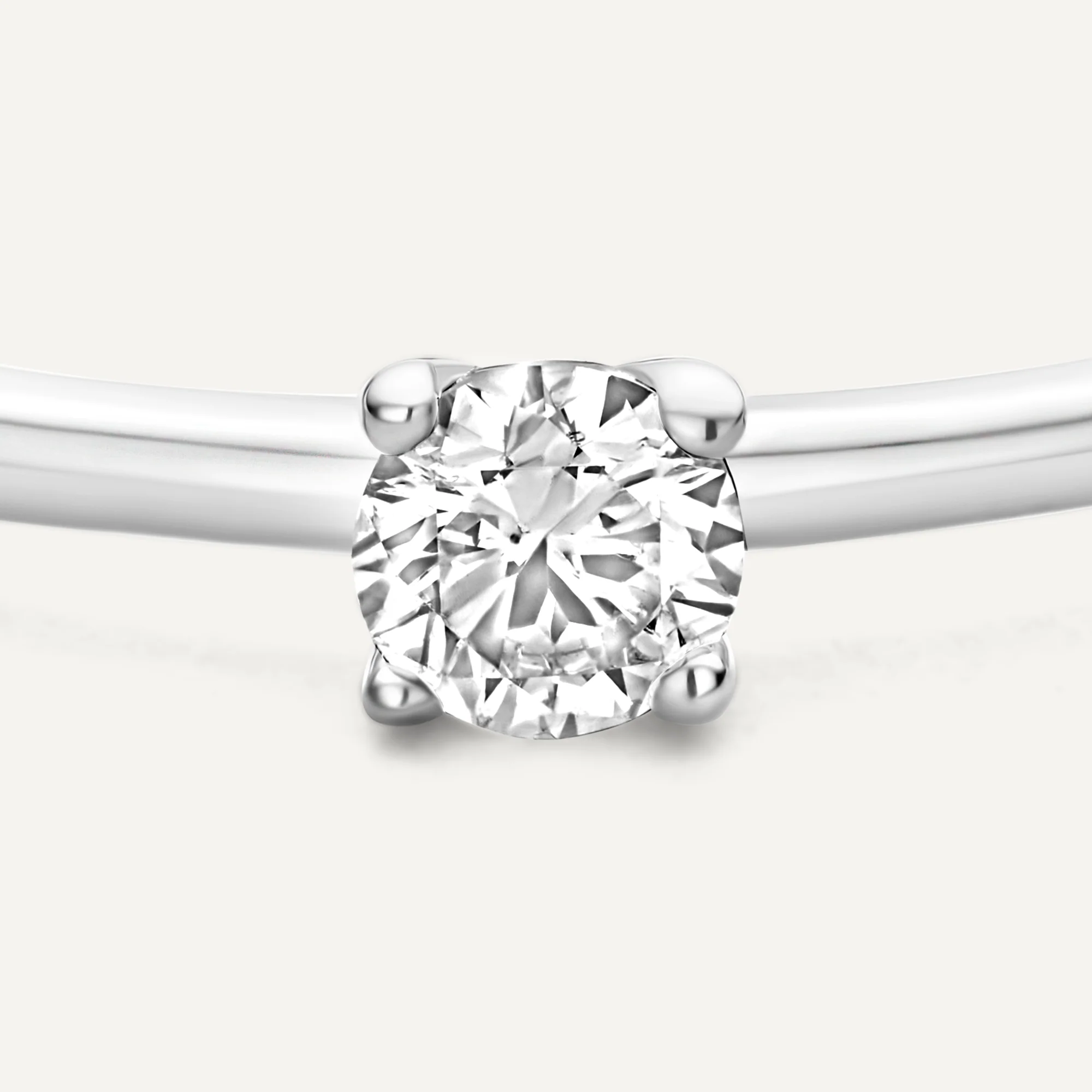Four Prong Diamond Solitary Ring (0.10 ct) - Image 8