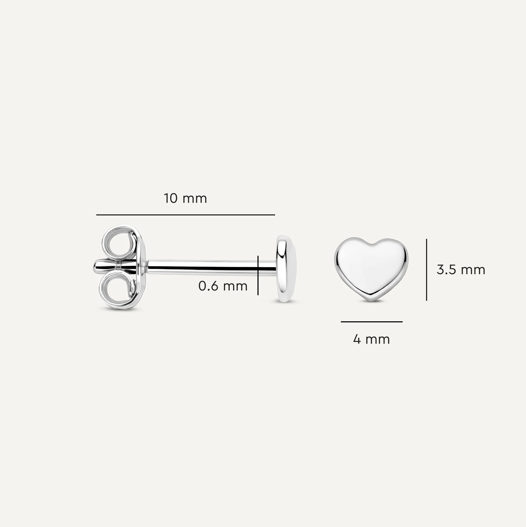 Heart Studs - Image 4
