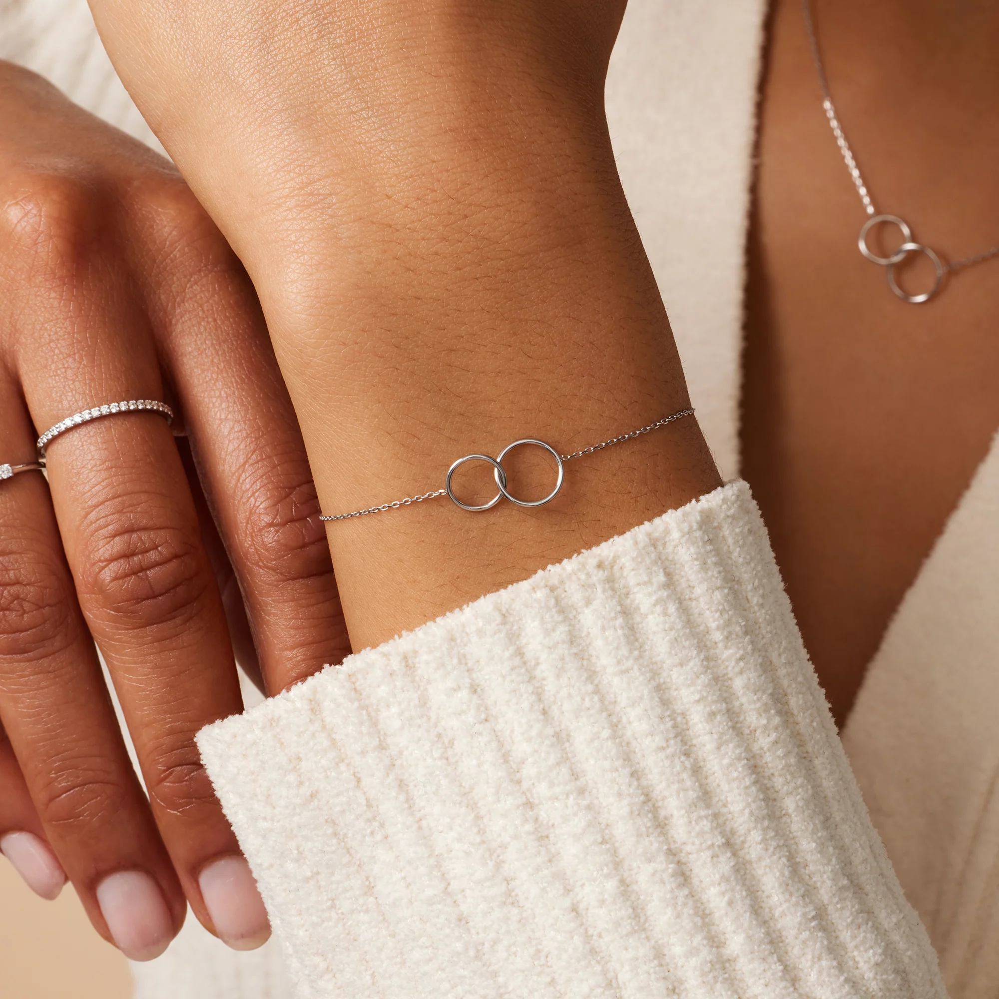 Linked Infinity Bracelet - Image 4