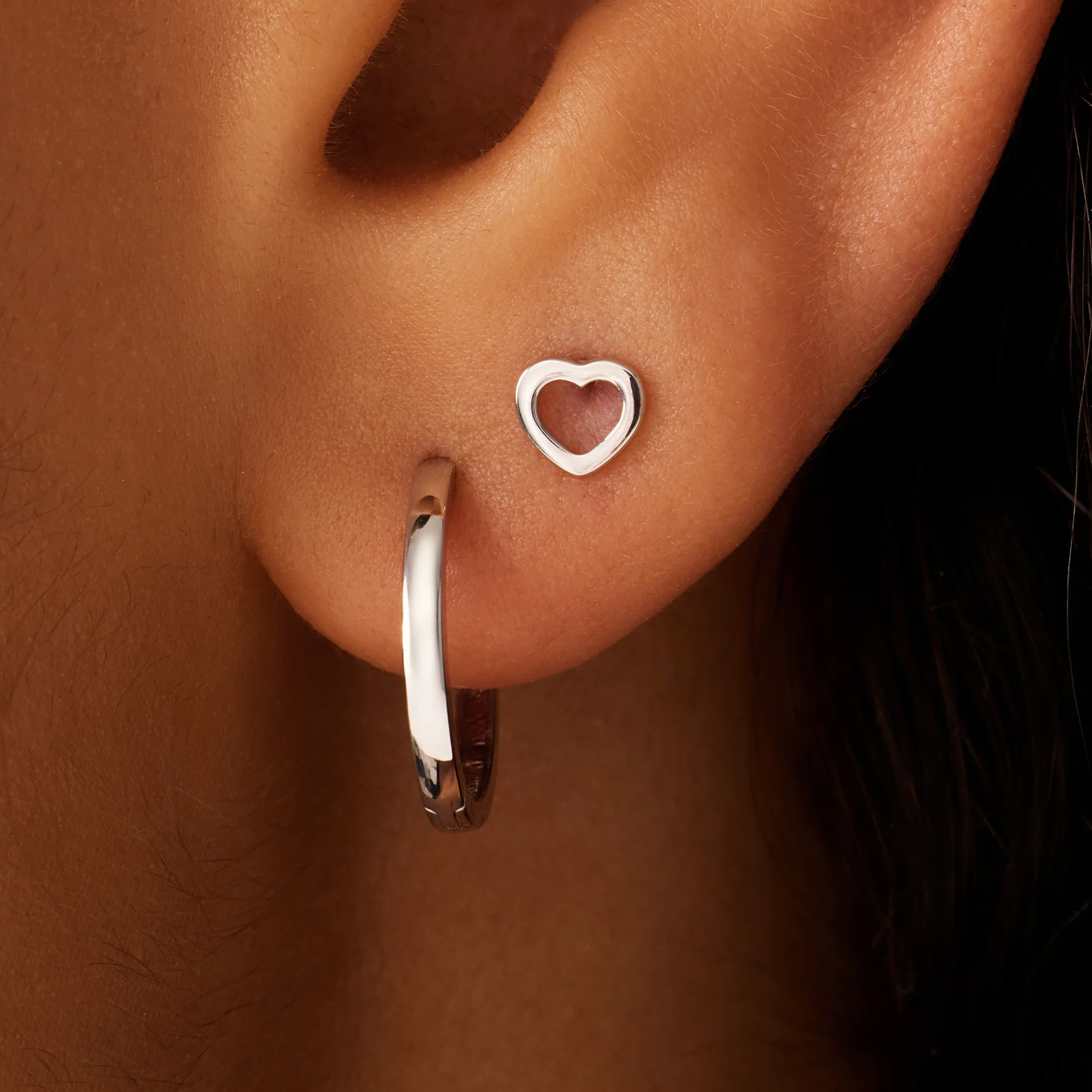 Open Heart Studs - Image 3