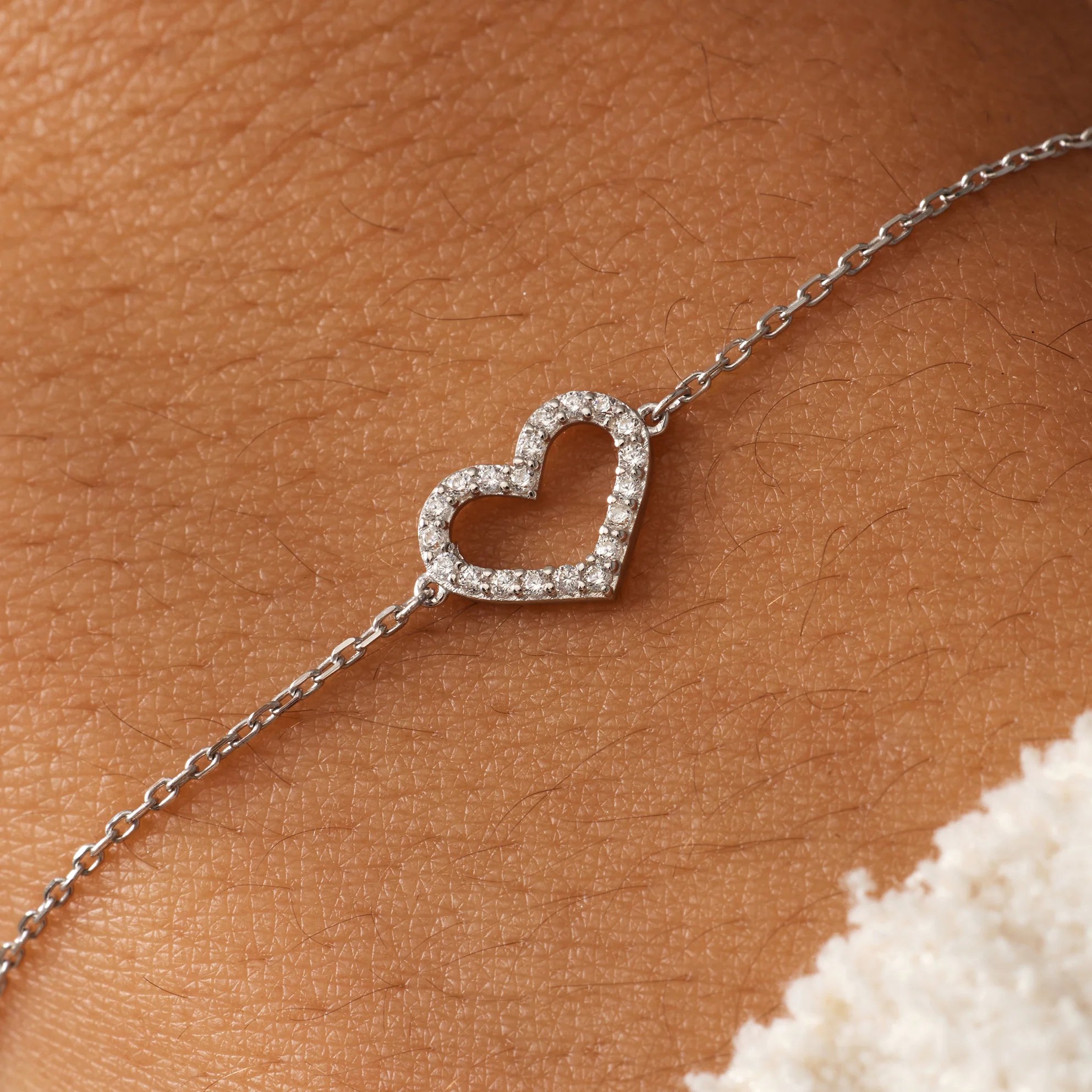 Pavé Zirconia Open Hearts Set - Image 18