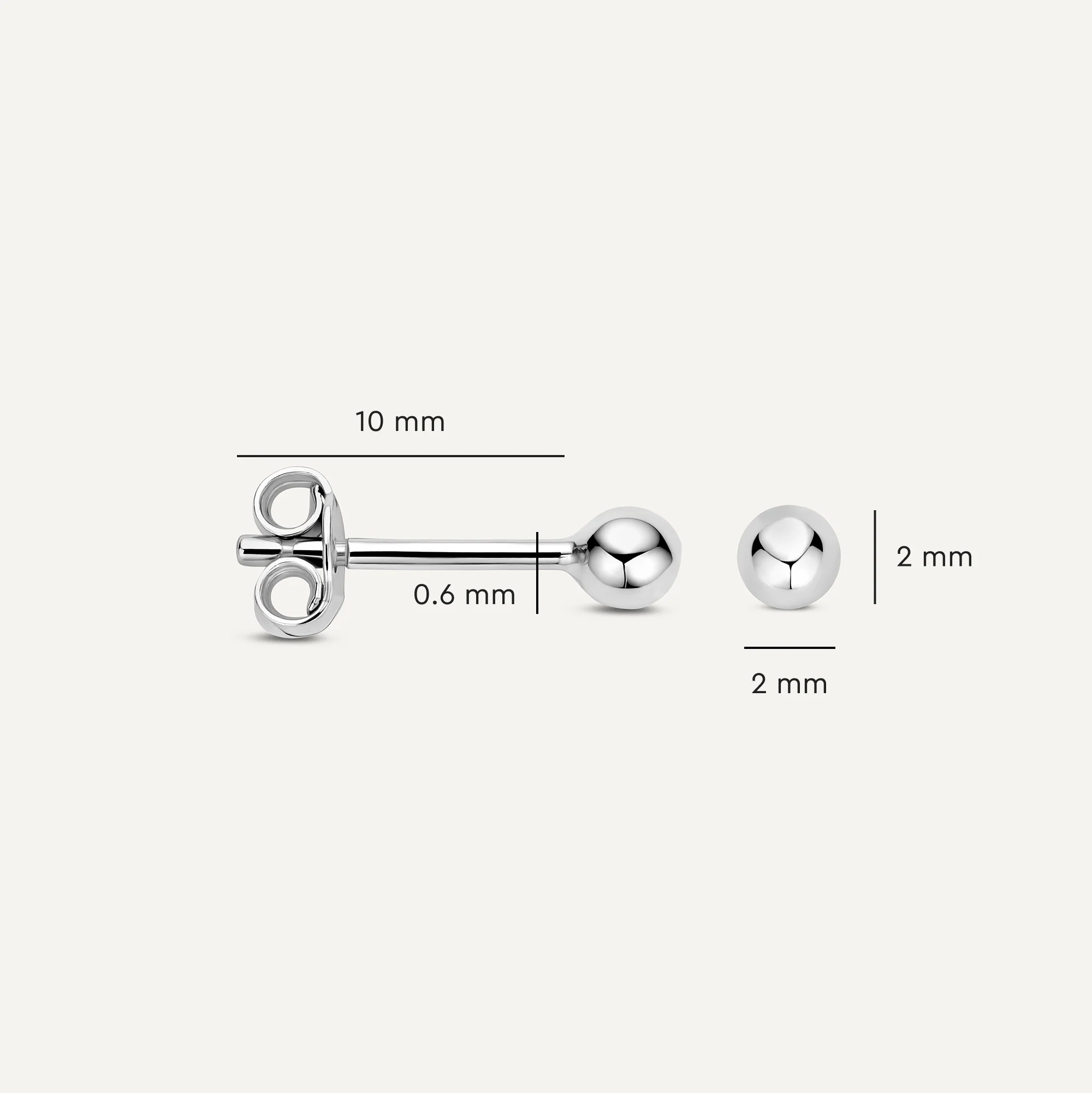 Small Sphere Studs - Image 4